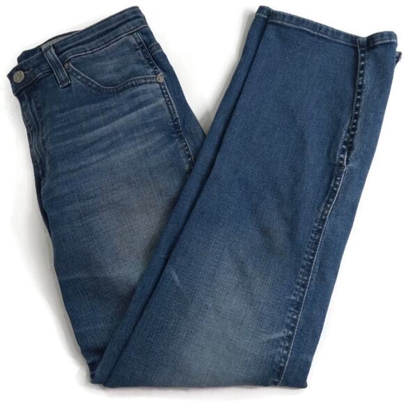 J642 GUC $198 AG the Jodi High Rise Crop Flare sz 27 - Picture 6 of 10